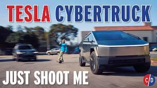 Tesla Cybertruck Cyberbeast Road Test Review Just Shoot Me  Car and Driver