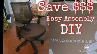 DIY Office Chair Assembly Union & Scale EasycSave Money