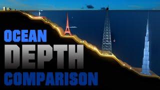 Ocean DEPTH Comparison  3D Animation