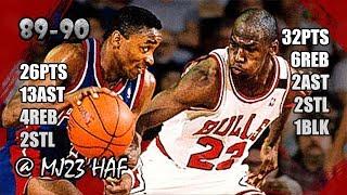 Michael Jordan vs Isiah Thomas RARE Highlights vs Pistons 1990.01.23 - 58pts Total Sick Duel