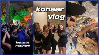 MOTIVE KONSER VLOG ARKADASLARIMLA BENIMLE HAZIRLANIN Destina Kaya