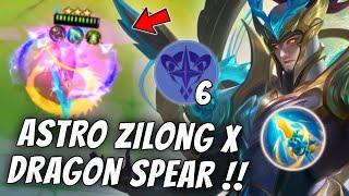 ZILONG HYPER ASTRO GREAT DRAGON SPEAR  CRAZY DAMAGE  MAGIC CHESS MOBILE LEGENDS