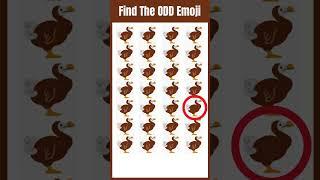 Find the odd emoji out? #quiz #howgoodareyoureyes #emojichallenge