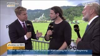 G7-Gipfel in Elmau  H.-W. Werner Sinn und A. Passadakis zum TTIP-Abkommen am 07.06.2015