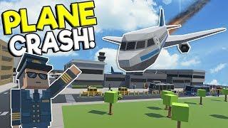 HUGE AIRPLANE CRASH & AIRPORT DISASTER - Tiny Town VR Gameplay - Oculus Rift Game