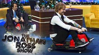 Ed Sheeran and Lewis Hamilton Race  The Jonathan Ross Show