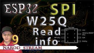 Программирование МК ESP32. Урок 9. SPI. FLASH память W25Q. Получение информации из микросхемы