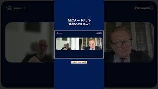 Is MiCA a future standard law? #shorts