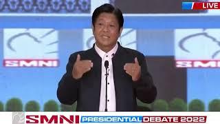 SMNI Presidential Debate 2022 West Philippine Sea