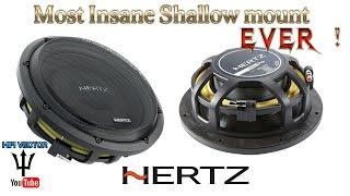 Most Insane shallow mount subwoofer Hertz Audio MPS 250