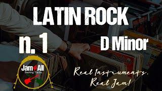 LATIN ROCK n​.​1 IN D MINOR - Backing Track with Real Instruments - 2022​-​013