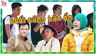 Những buổi sáng bất ổn của dàn cast 2 NGÀY 1 ĐÊM Dương Lâm mắt nhắm mắt mở HIEUTHUHAI mặt mộc