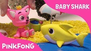 How to make a clay Baby Shark  Pinkfong Clay  Animal Songs  Pinkfong Songs for Children