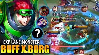 THIS MONSTER BUILD X.BORG DELETE ALL ENEMY EASILY X.BORG BEST BUILD 2023  MLBB