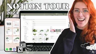 This Notion set-up took 5+ years to build - Notion 2024 tour including FREE template