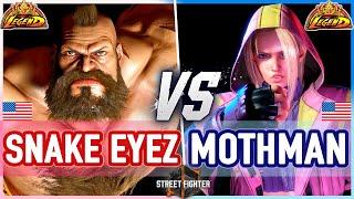 SF6  Snake Eyez Zangief vs Mothman Cammy  Street Fighter 6