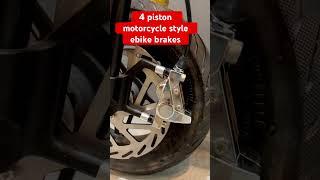 4 Piston Motorcycle Style Hydraulic e-Brakes Installed
