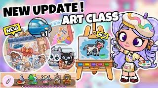 NEW UPDATE ART CLASS  AND REVIEW MY FIRTS FAMILY PACKAGE  AVATAR WORLD  PAZU