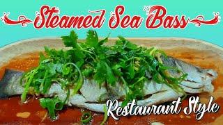 RESTAURANT STYLE STEAMED SEA BASS  QUICK AND EASY