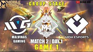 Malvinas Gaming vs MDH Esports M4 World Championship MVG vs MDH - Mobile Legends Bang Bang