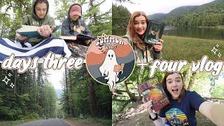 SUMMERWEEN DAYS 3 + 4 vlog  going to my favorite lake and reading razorblade tears and horror 