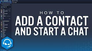How to Add a Contact and Start a Chat on TeamSpeak