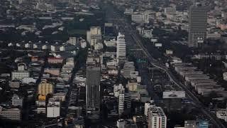 Thailand  Bangkok from the observation tower タイ