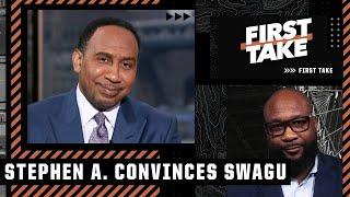 Stephen A.s evidence that the Cowboys will fall has Marcus Spears agreeing hes right  First Take