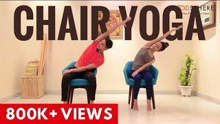 11 Minute Chair Yoga Practice  Chair Yoga for Beginners & Seniors  Easy Chair Yoga With Bodsphere