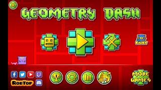 Playing some more Geometry Dash