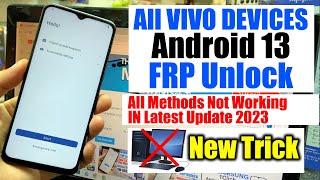 All ViVO Devices Android 13 FRP BypassUNLOCK without pc  All Vivo Google Account Remove 2023