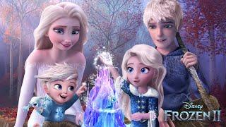 Frozen 2 Elsa and Jack Frost have a daughter and a son And they both have magic Alice Edit