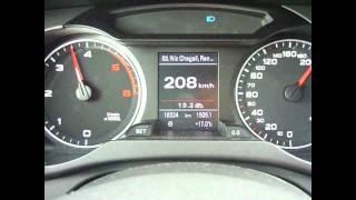 2011 Audi A4 2.0 TDI Avant Top Speed