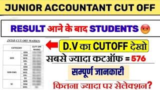  Junior Accountant Cut Off 2023-24  Jr Accountant Cut Off & Result  junior accountant latest news