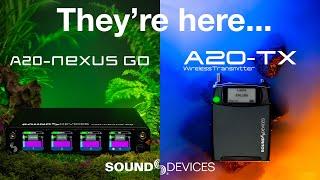 Meet the A20-TX transmitter and A20-Nexus Go receiver