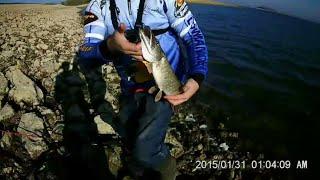 Peche avec Joël+ test nouvelles canne au lac du der 