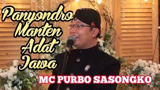 Panyondro Manten Adat Jawa Yang Bikin Terharu MC Purbo Sasongko