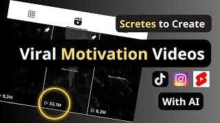 How To Create Viral Motivational Shorts and Reels With AI