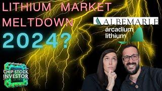 Lithium Market Crash Are Albemarle and Arcadium Lithium Stocks Out of Power?