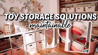 *NEW* MAINTAINABLE TOY STORAGE SOLUTIONS TOY ORGANIZATION IDEAS Tres Chic Mama