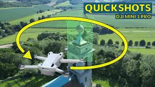 COMPLEX Drone Moves Made SIMPLE - DJI Mini 3 Pro  Mini 4 Pro QuickShots