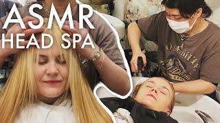 ASMR I got a professional Japanese Head Spa in London Unintentional ASMR real person ASMR