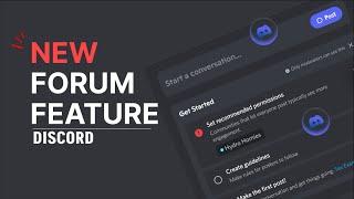 Discord NEW Forum Feature  2022