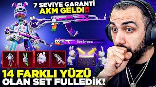 7 SEVİYE GARANTİ AKM VE 14 FARKLI YÜZÜ OLAN DESTANSI SET GELDİ  30.000 UC EFSANE  PUBG MOBILE