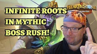 INFINITE ROOTS in Mythic Boss Rush Level 180 - Hearthstone Mercenaries