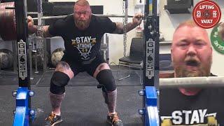 Hafthor Thinks This 400 kg Squat Was Slow