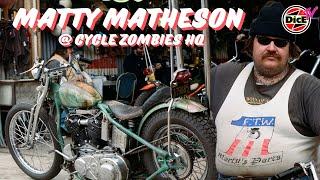 Matty Matheson & his 1941 FL Knucklehead Chopper  #DicEtv