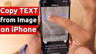 How to COPY TEXT from IMAGE on iPhone and iPad?  Free App