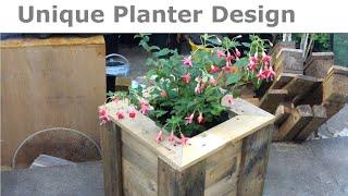Build a New Unique Planter Design From Pallet Wood