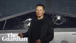 Armour glass windows on new Tesla Cybertruck shatter during demonstration